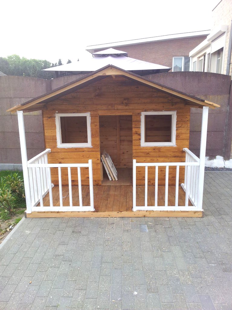 Игровой домик из поддонов - фото 11