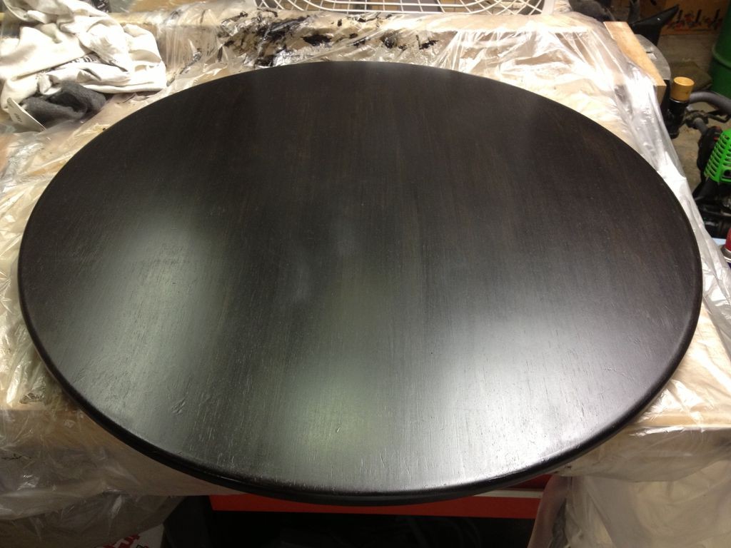 Столик с потайным отделением из покрышки - фото 6