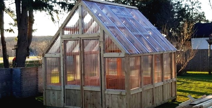 Теплица из кедрового дерева 4*4 метра - фото 12