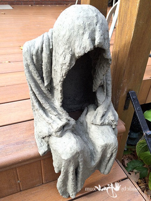 Оригинальный фонарь из бетона - фото 16