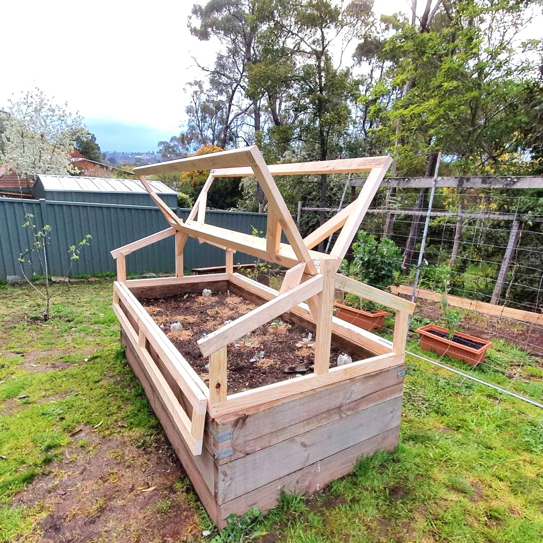 Высока грядка с защитой от улиток - фото 10