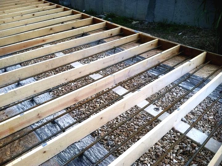 Дорожка из бетонных балок - фото 2