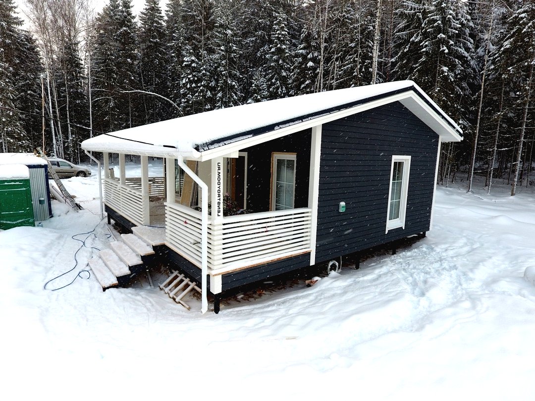 Интересный дом для дачи 6 на 9 метров - фото 9