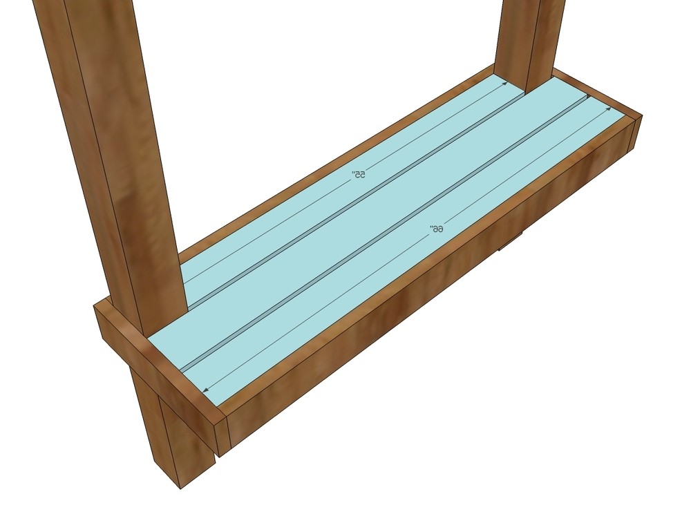 Декоративная пергола из кедра - фото 8