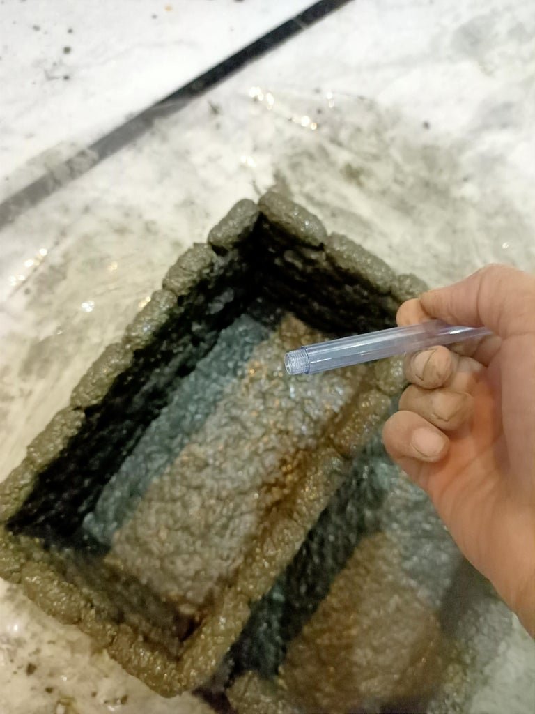 Цветочный горшок из цемента своими руками - фото 13