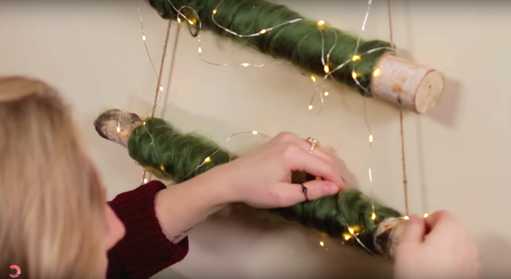 Елка из веток своими руками - фото 4