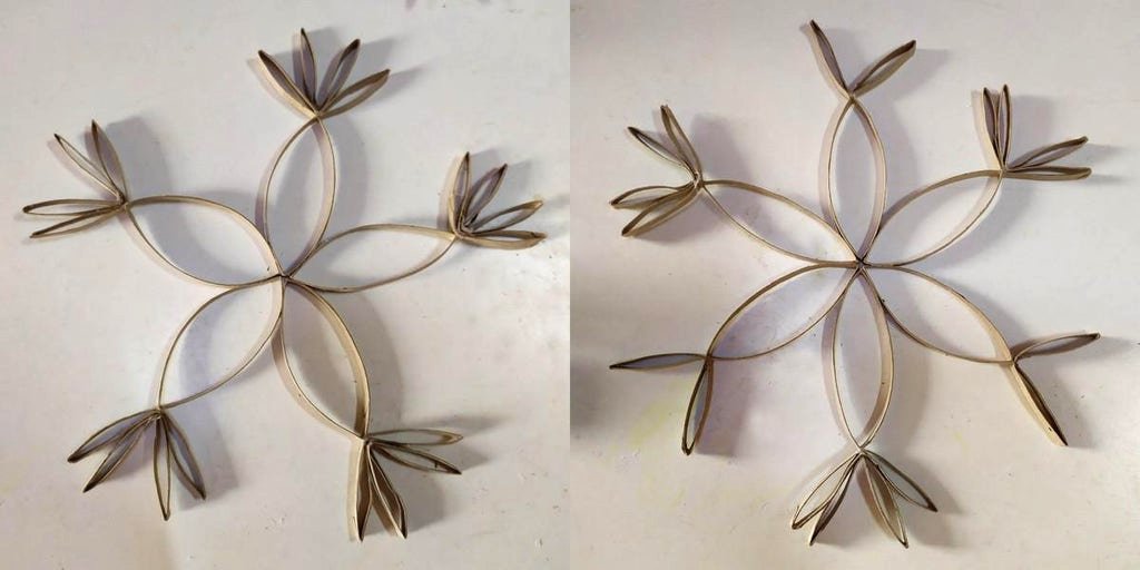 Снежинки из бумаги своими руками - фото 15