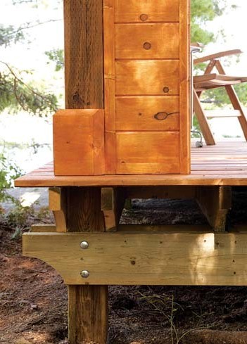 Беседка из кедрового дерева - фото 5