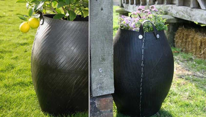 Корзины из покрышек - фото 2