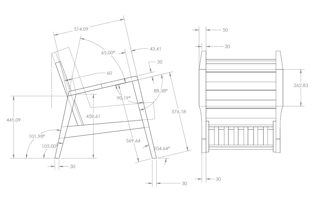 Современное кресло из дерева - фото 14