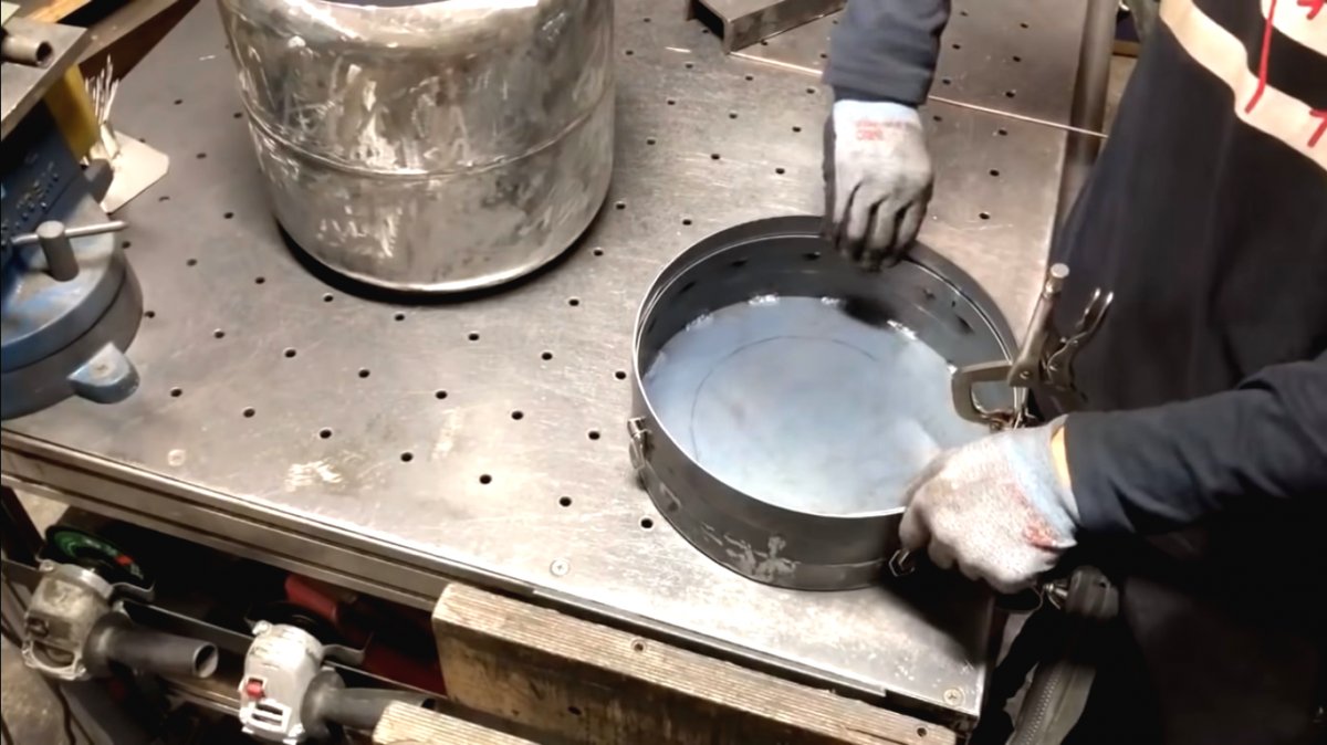 Буржуйка из старого газового баллона - фото 34