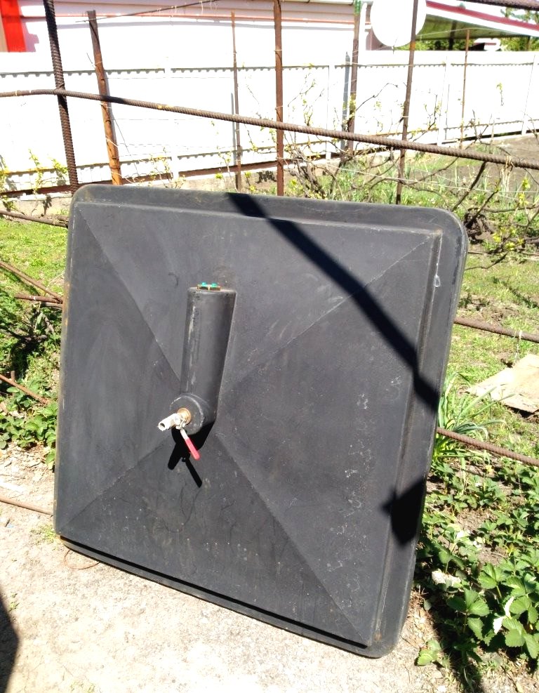 Летний душ из профильной трубы - фото 11