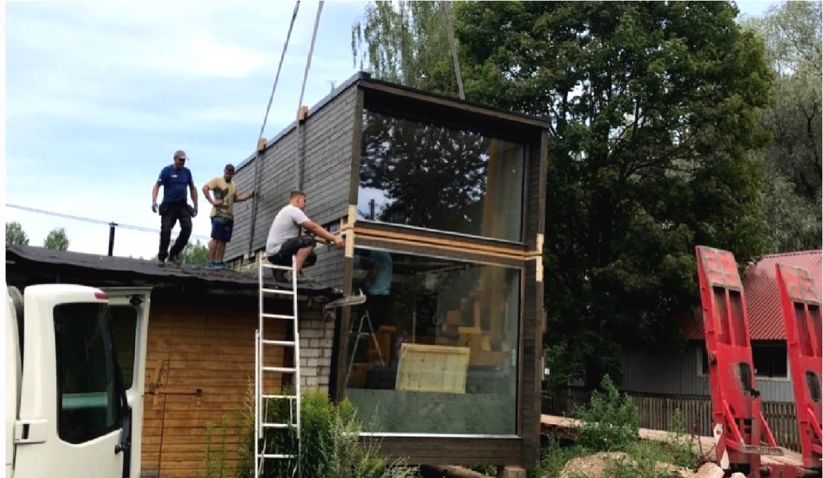 Модульный дом 6х3 вместо гаража - фото 15