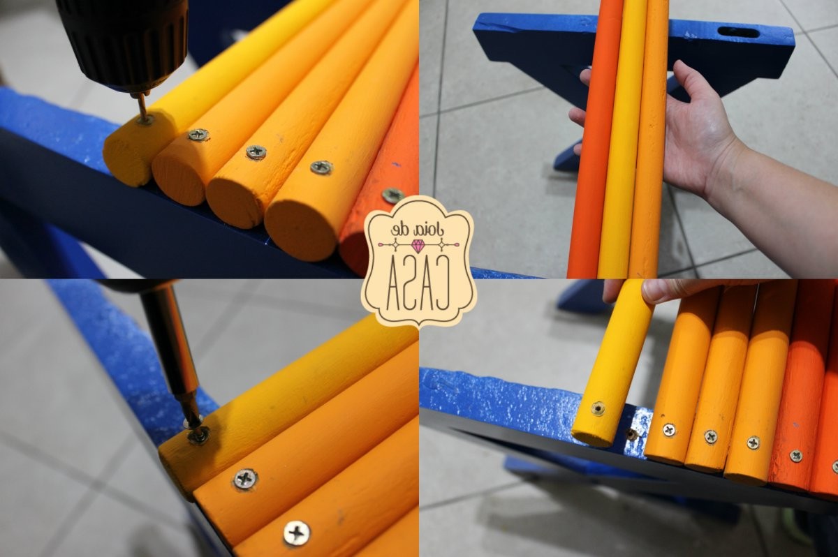 Преображение табуретки - фото 8