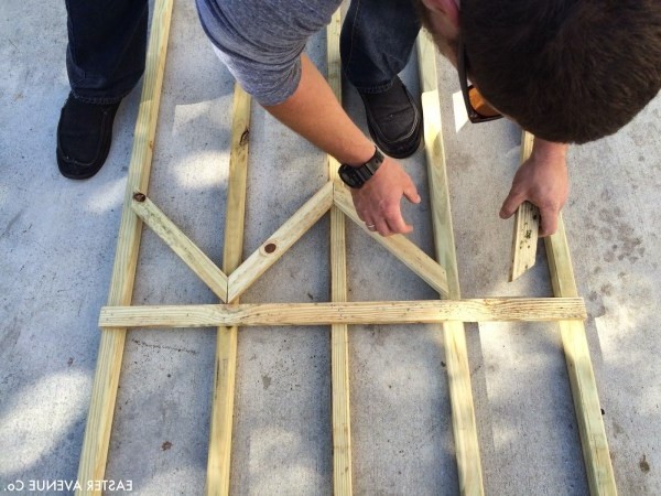 Декоративная решётка из дерева - фото 7