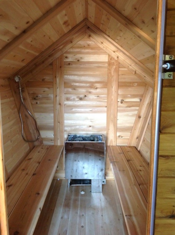 Сауна из кедрового дерева - фото 9