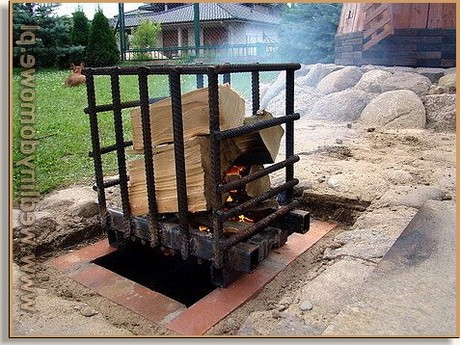 Коптильня в виде мельницы - фото 10