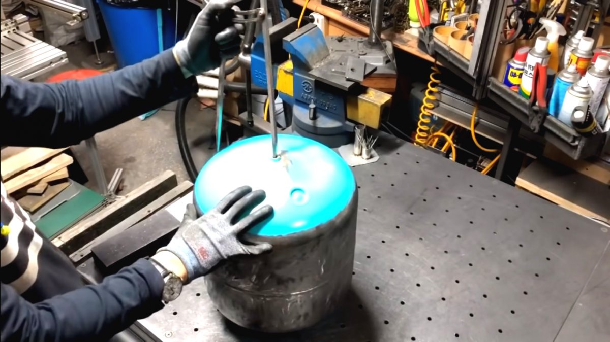 Буржуйка из старого газового баллона - фото 9