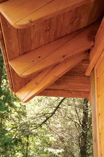 Беседка из кедрового дерева - фото 4