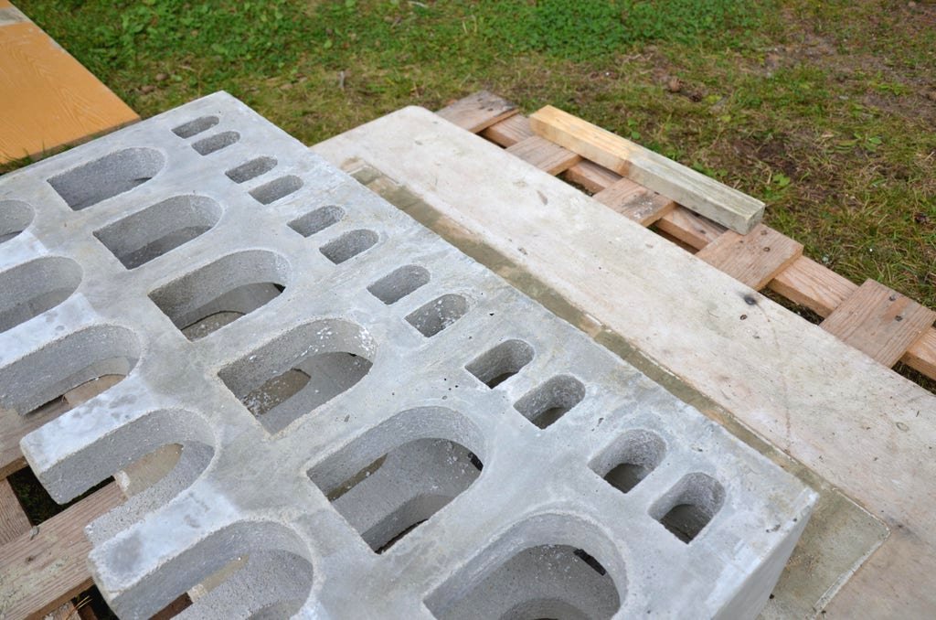 Садовая скамья из цемента - фото 18