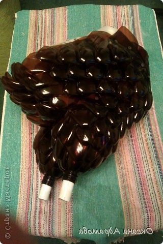 Филин из пластиковых бутылок - фото 10