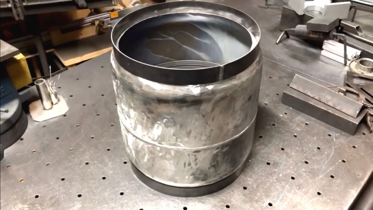 Буржуйка из старого газового баллона - фото 17