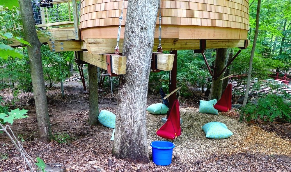 Оригинальная беседка на дереве - фото 4