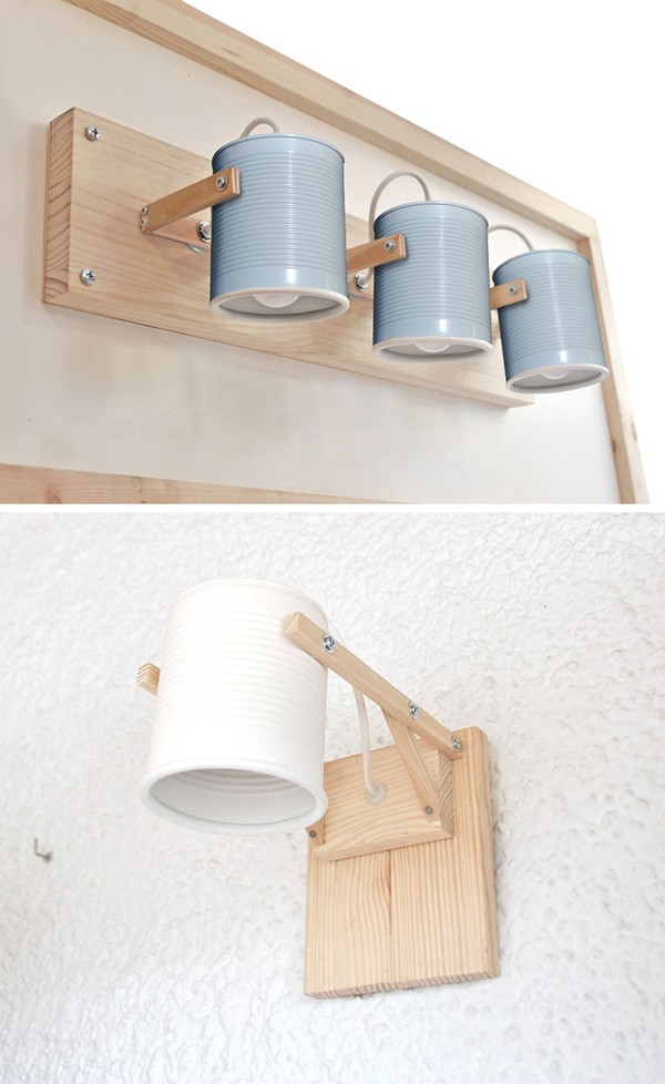 Светильник из жестяной банки - фото 2