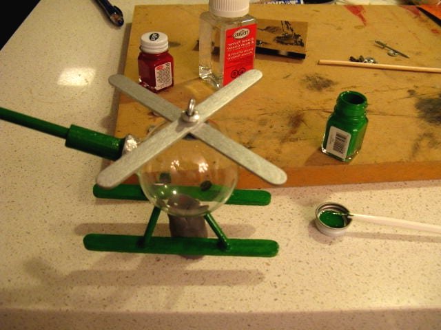 Маленький вертолет на новогоднюю елку - фото 20