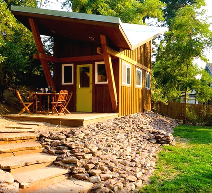 Садовый деревянный дом - фото 8