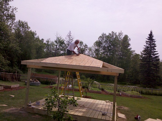 Беседка из дерева - фото 38