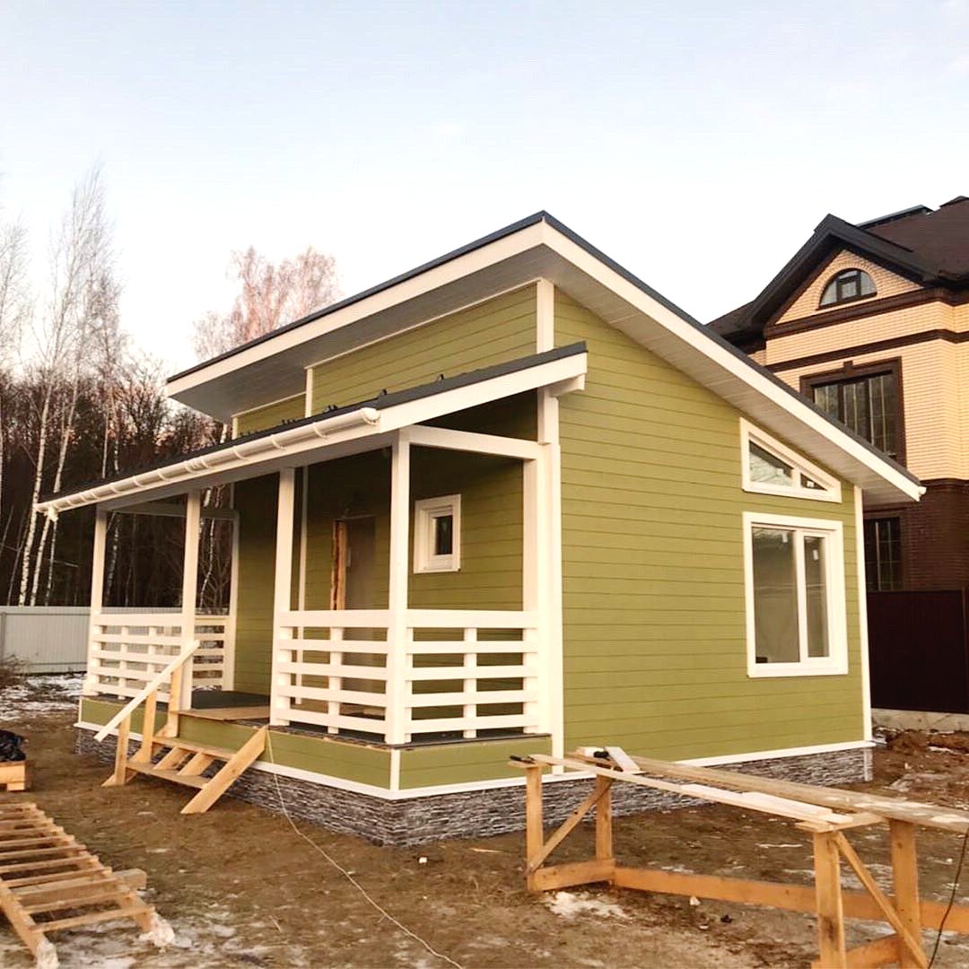 Одноэтажный каркасный дом - фото 2