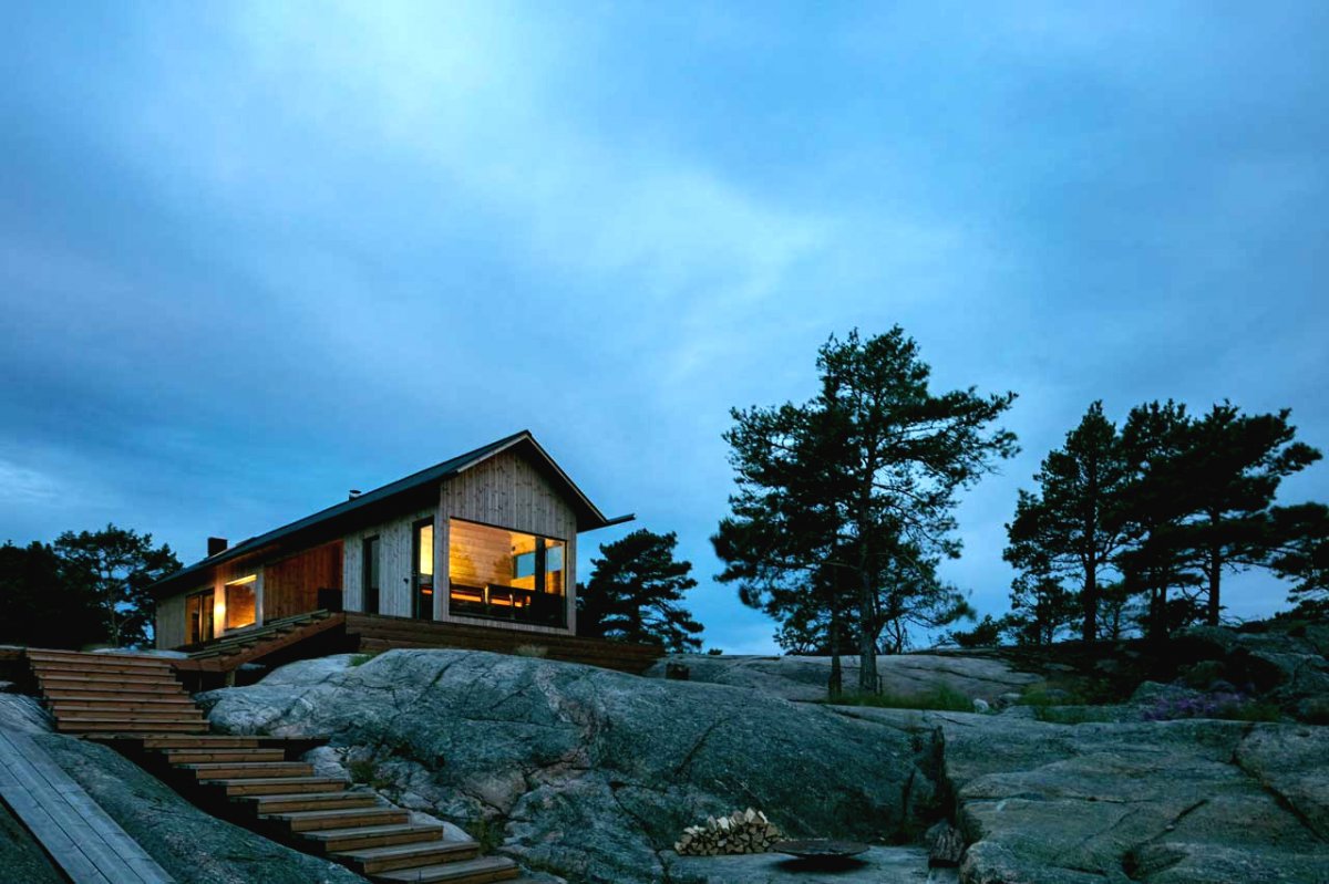 Дом на острове в архипелаге Финляндии, спроектированный и построенный с нуля двумя дизайнерами. - фото 32