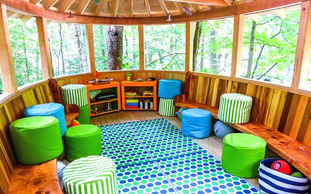 Оригинальная беседка на дереве - фото 10