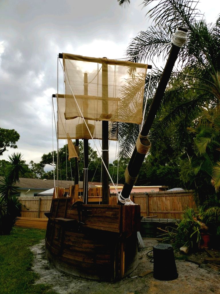 Оригинальный детский игровой домик - Пиратский корабль - фото 14