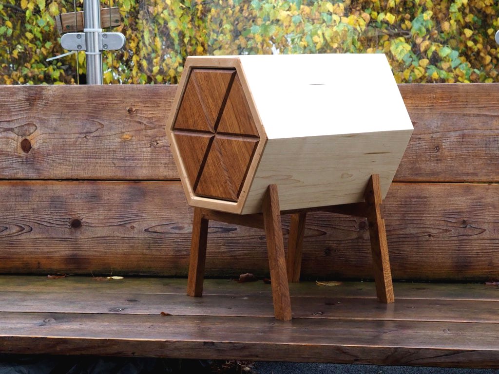 Прикроватный столик или тумбочка  своими руками - фото 11