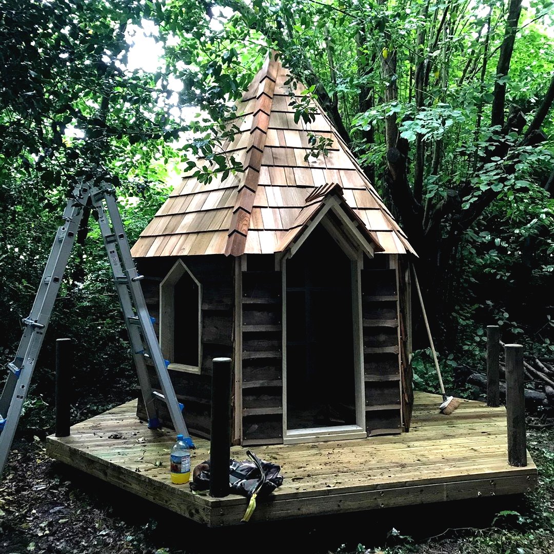 Детский деревянный домик своими руками - фото 8