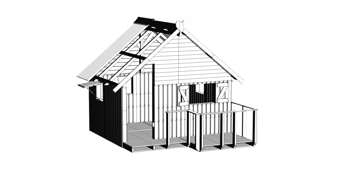 Игровой домик из поддонов - фото 20