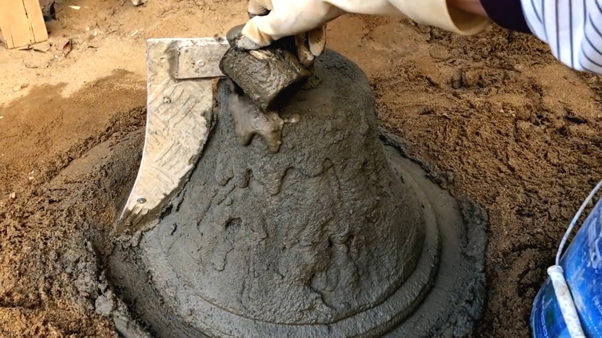 Садовый фонтан с имитацией под гранитный камень - фото 14