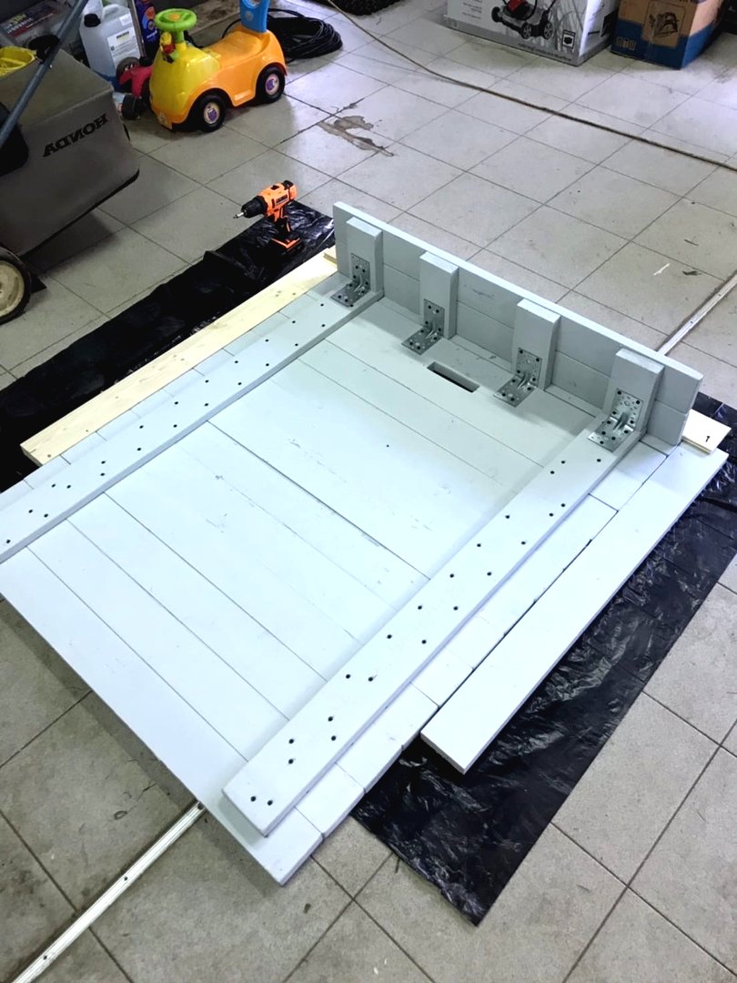 Детская песочница с крышей для дачи - фото 6