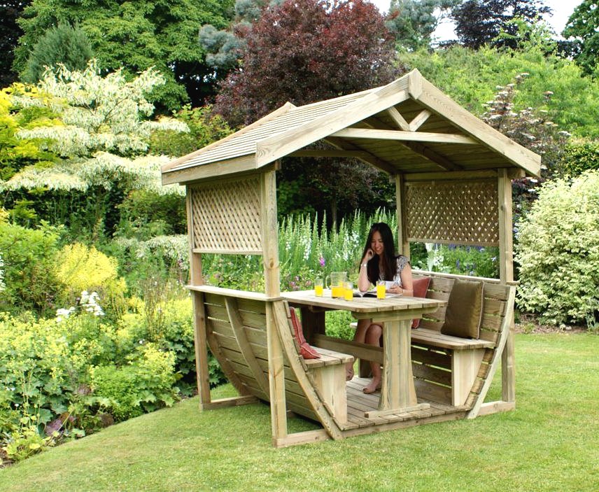 Оригинальная беседка - фото 3