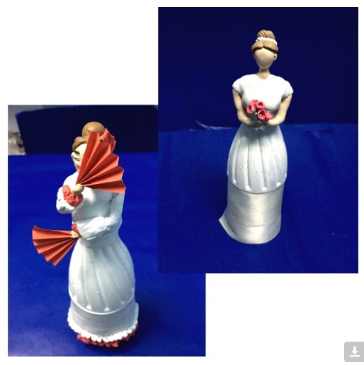 Как украсить бутылку на свадьбу фигуркой невесты - фото 9