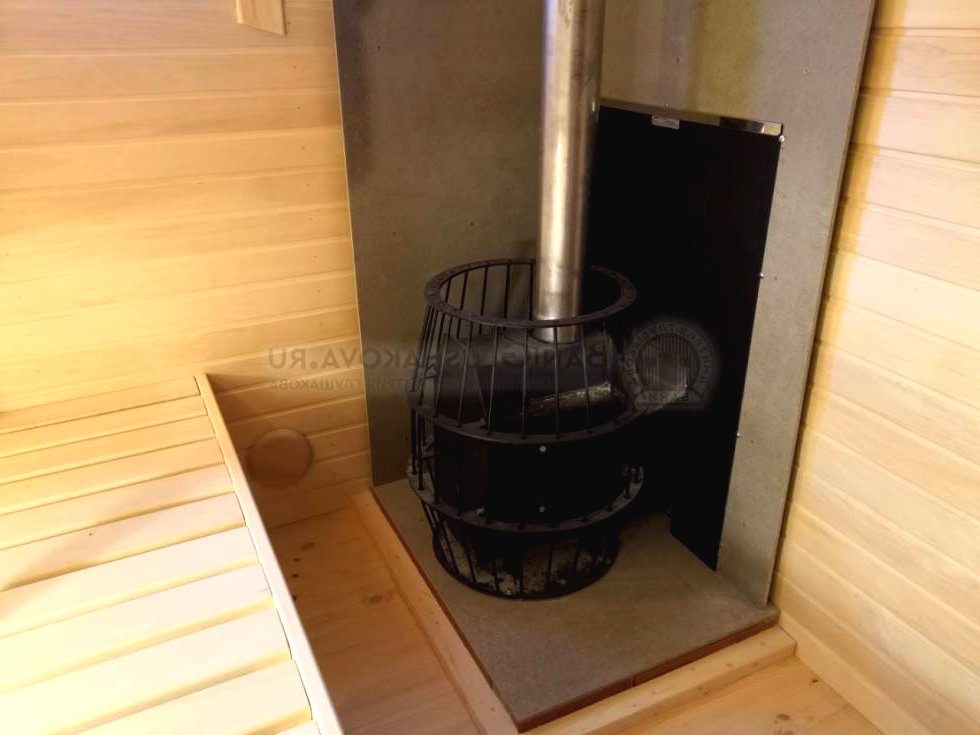 Необычная угловая баня - фото 9