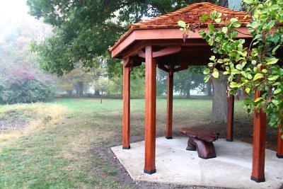 Беседка из кедрового дерева - фото 7