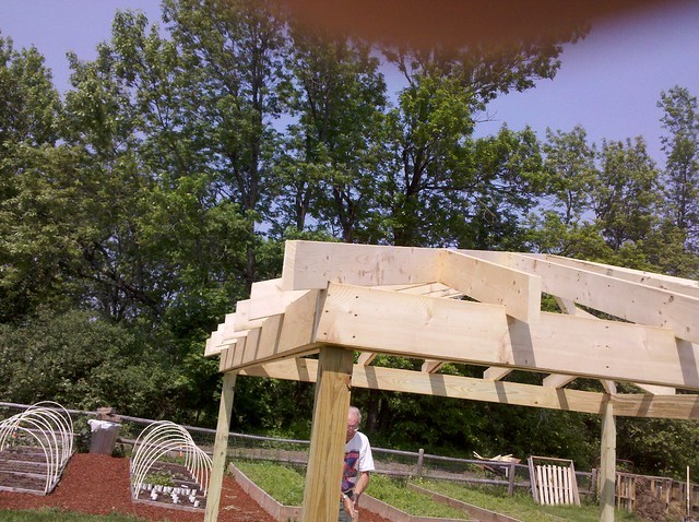 Беседка из дерева - фото 23