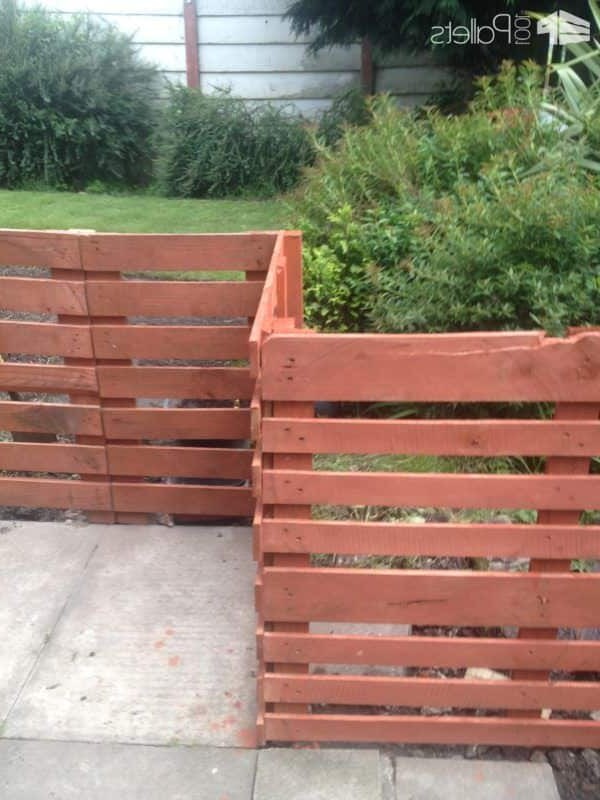 Забор из поддонов - фото 2