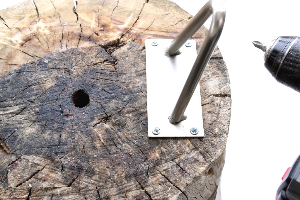 Цветочный горшок из пня - фото 11