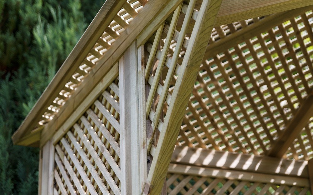 Беседка из шпалер - фото 2