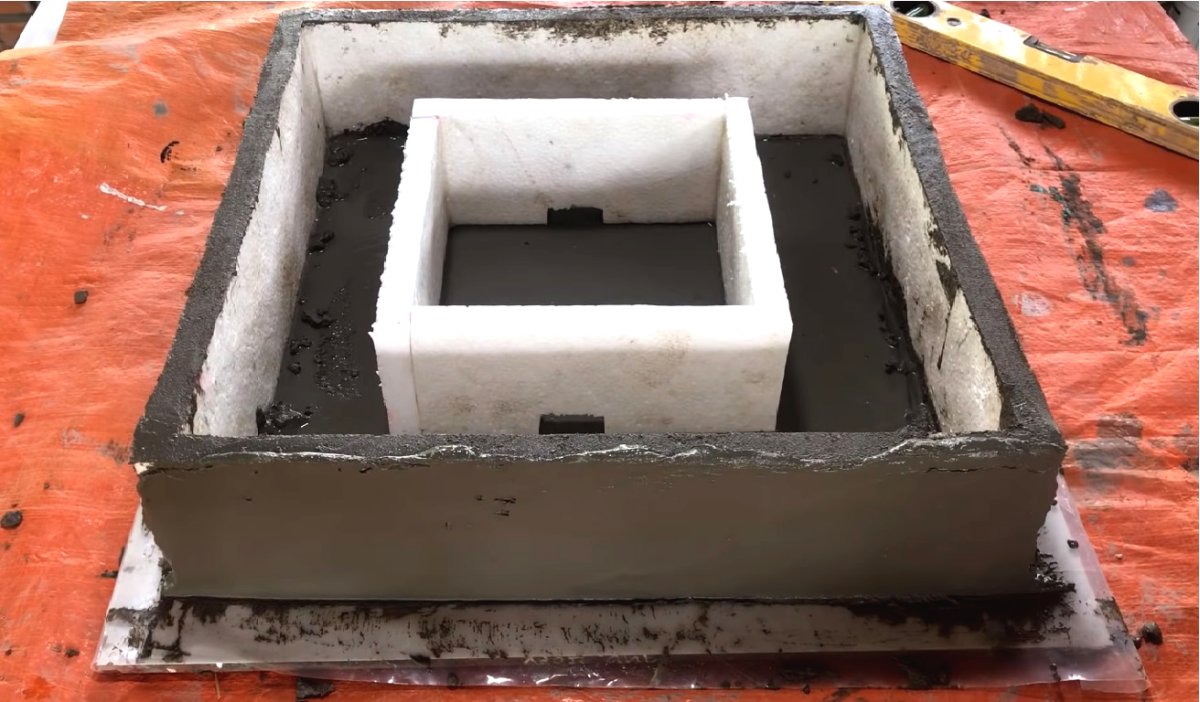 Фонтан из цемента - фото 10