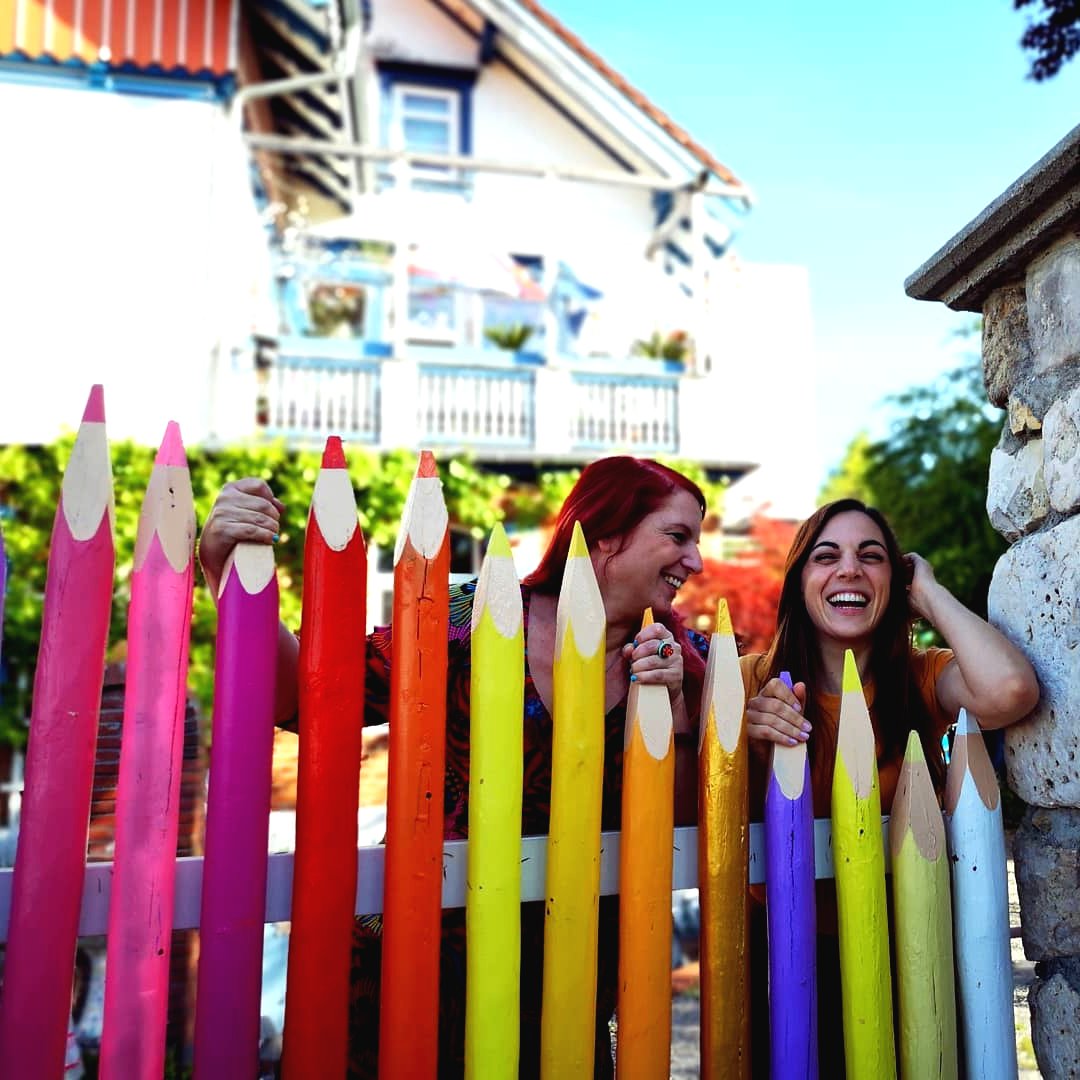 Оригинальный деревянный забор - фото 7